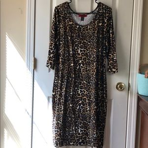 Leopard bodycon dress